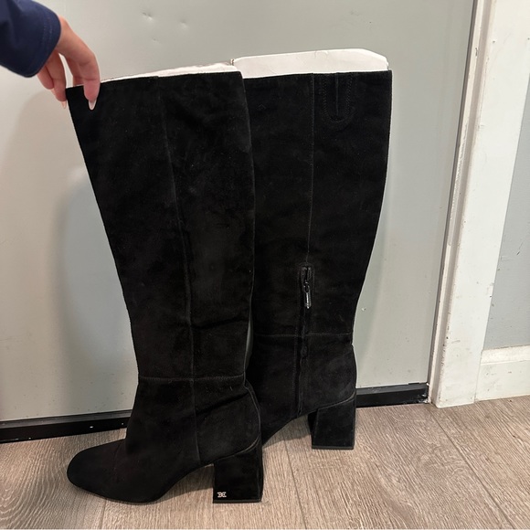 Sam Edelman Black Suede Boots - Picture 2 of 3